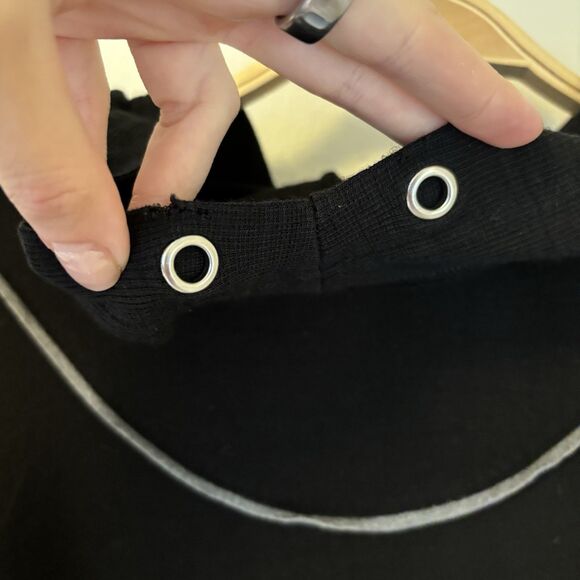 Coolibar Merino Wool Suntect Hooded Sweater Tulip Back M SPF 50+ Vacation - Hole - Picture 2 of 6